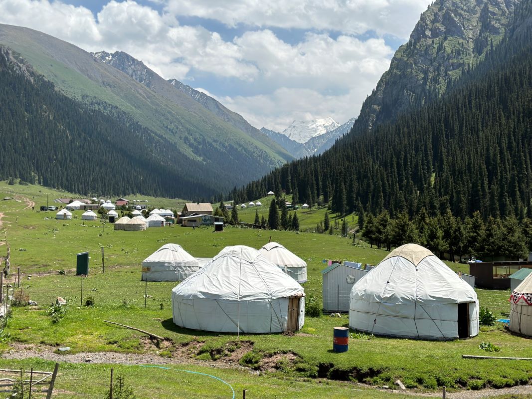 yurt camp photo